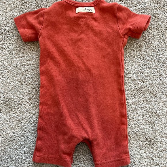 Loved Baby Burnt Orange 0-3 Shortie Shorts - Picture 2 of 2